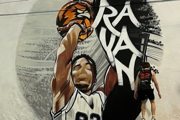 Mural de Arunda Hawks en Ronda