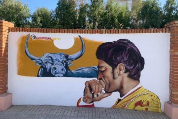 Mural de Curro Peral en Ronda