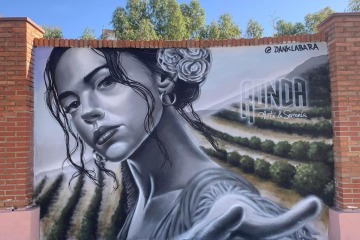 Mural de Danklabara en Ronda