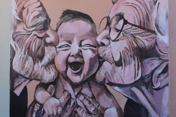 Mural Homenaje a los Abuelos en Ronda