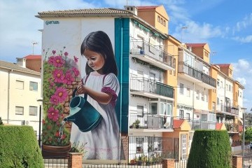 Mural Gotas de vida en Ronda