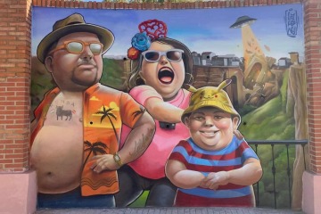 Mural de Lalone en Ronda