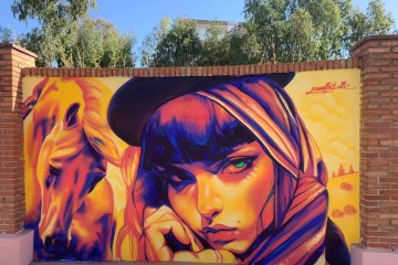 Mural de Mariadie en Ronda
