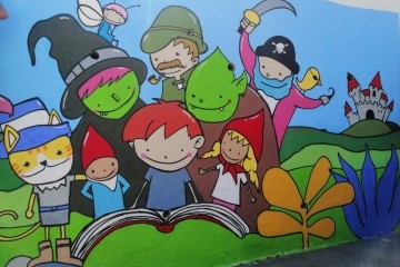 Murales del Colegio Martín Pinzón en Ronda