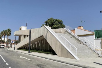 Pasarela peatonal de la Avenida Victoria en Ronda