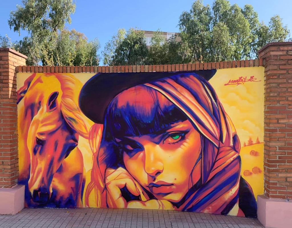 Mural de Mariadie en Ronda