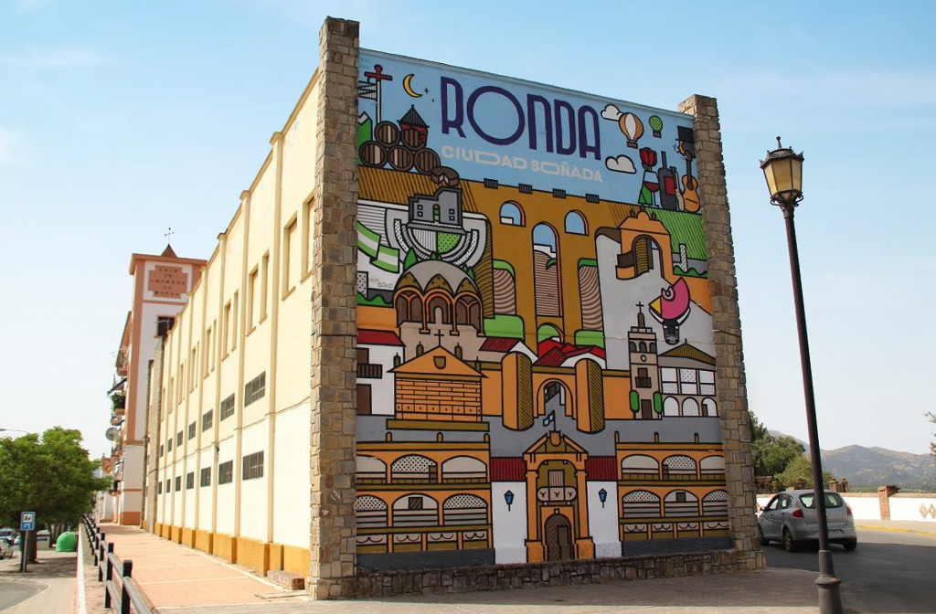 Mural de Ronda Ciudad Soñada en Ronda