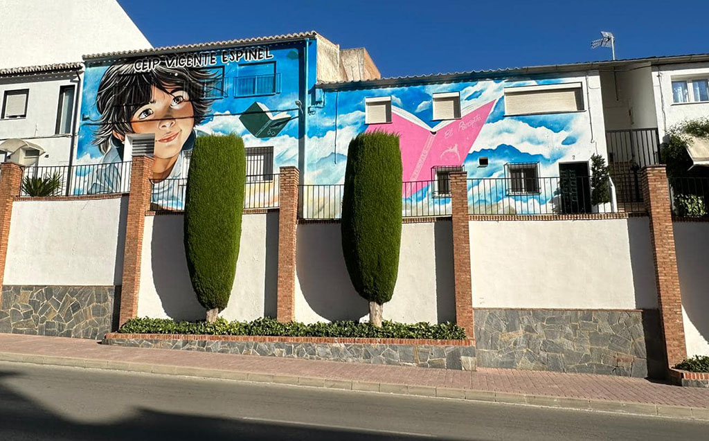 Murales del Colegio Vicente Espinel en Ronda