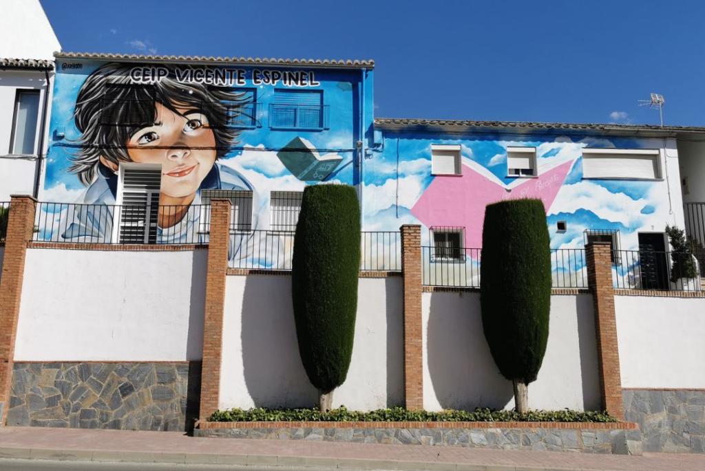 Murales del Colegio Vicente Espinel en Ronda